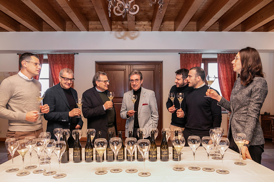 Alberto Muratori, Giuliano Muratori, Bruno Muratori, Riccardo Cotarella, Matteo Muratori, Alberto Muratori e Michela Muratori - Tenuta Muratori