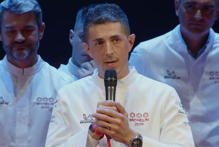 Michelangelo Mammoliti vincitore delle 3 stelle guida MICHELIN 2026